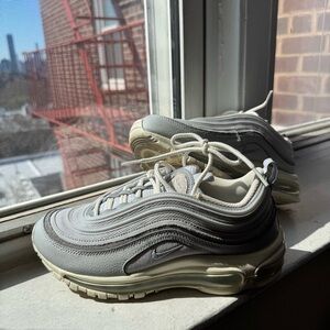 Silver-Gray Nike Air Max 97 Sneakers